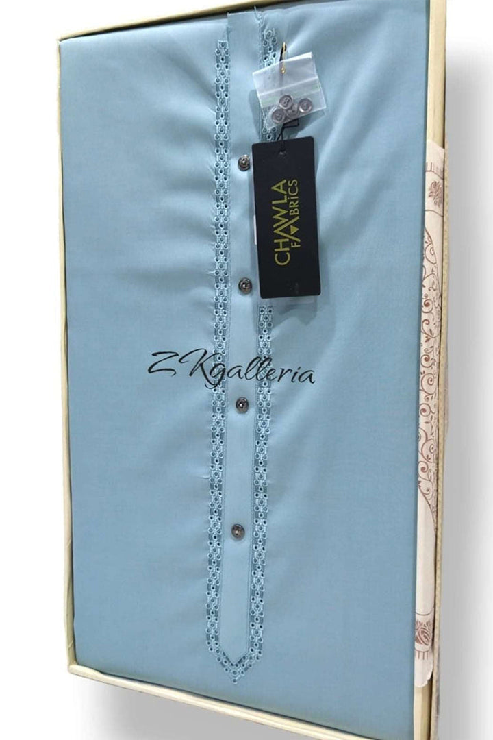 ICE COOL Cotton EMB D-939-2  by Chawla Fabrics - Just Rs.3300! Shop now at ZKgalleria