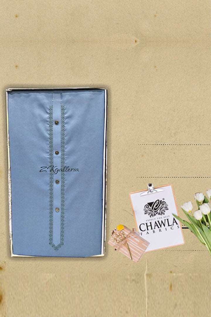 ICE COOL Cotton EMB D-853  by Chawla Fabrics - Just Rs.3300! Shop now at ZKgalleria