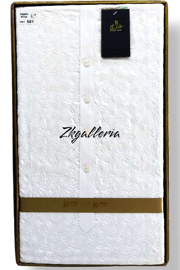 Majestic White  D-501  by GHAZI PREMIUM - Just Rs.4250! Shop now at ZKgalleria