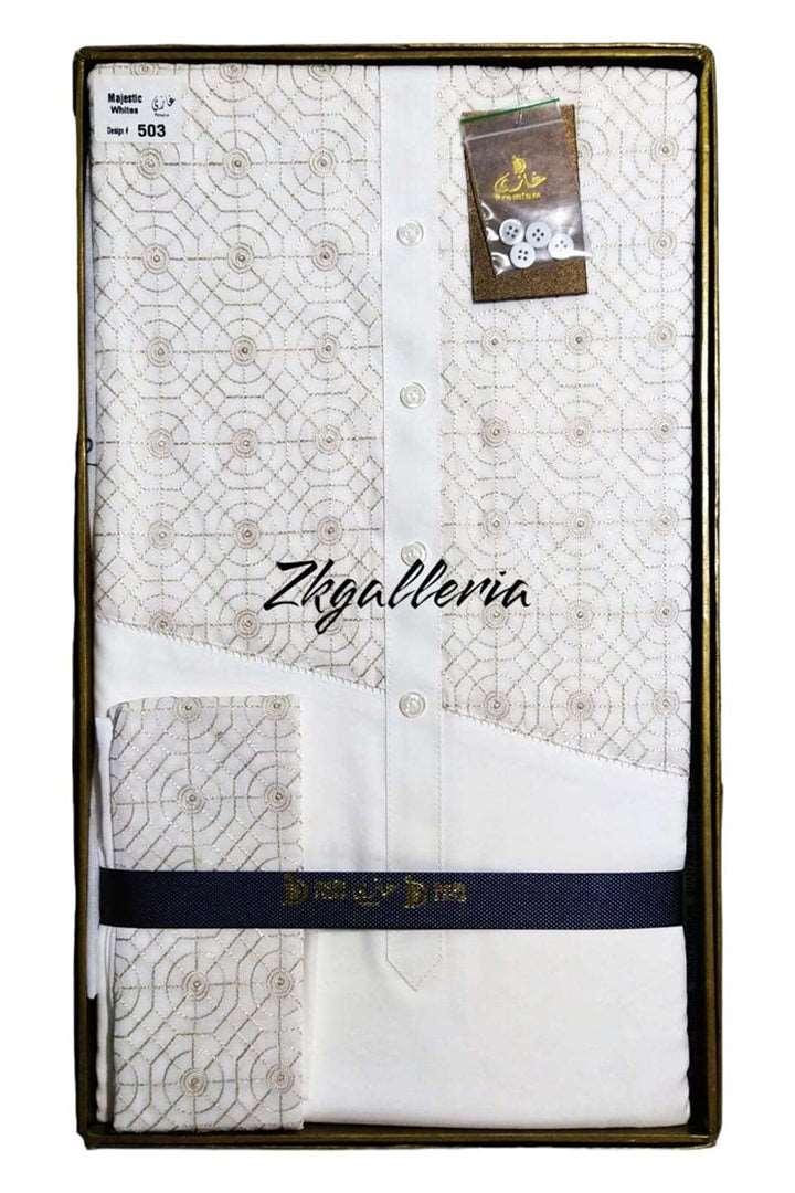 Majestic White  D-503  by Ghazi premium - Just Rs.4250! Shop now at ZKgalleria