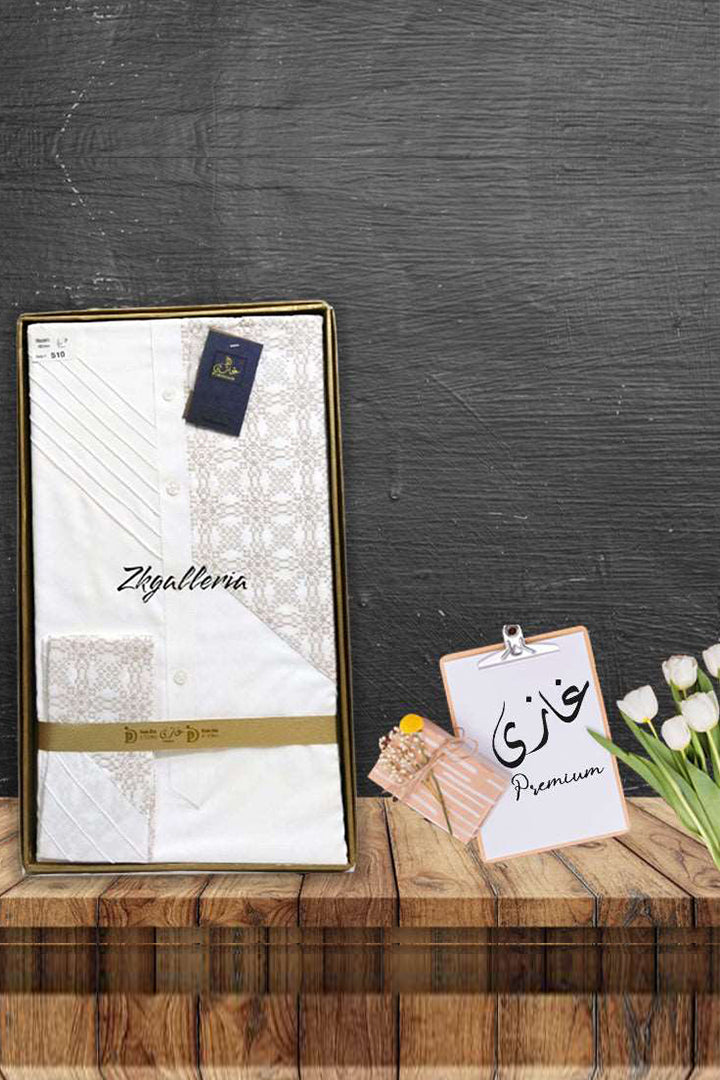 Majestic White D-510  by GHAZI PREMIUM - Just Rs.4250! Shop now at ZKgalleria