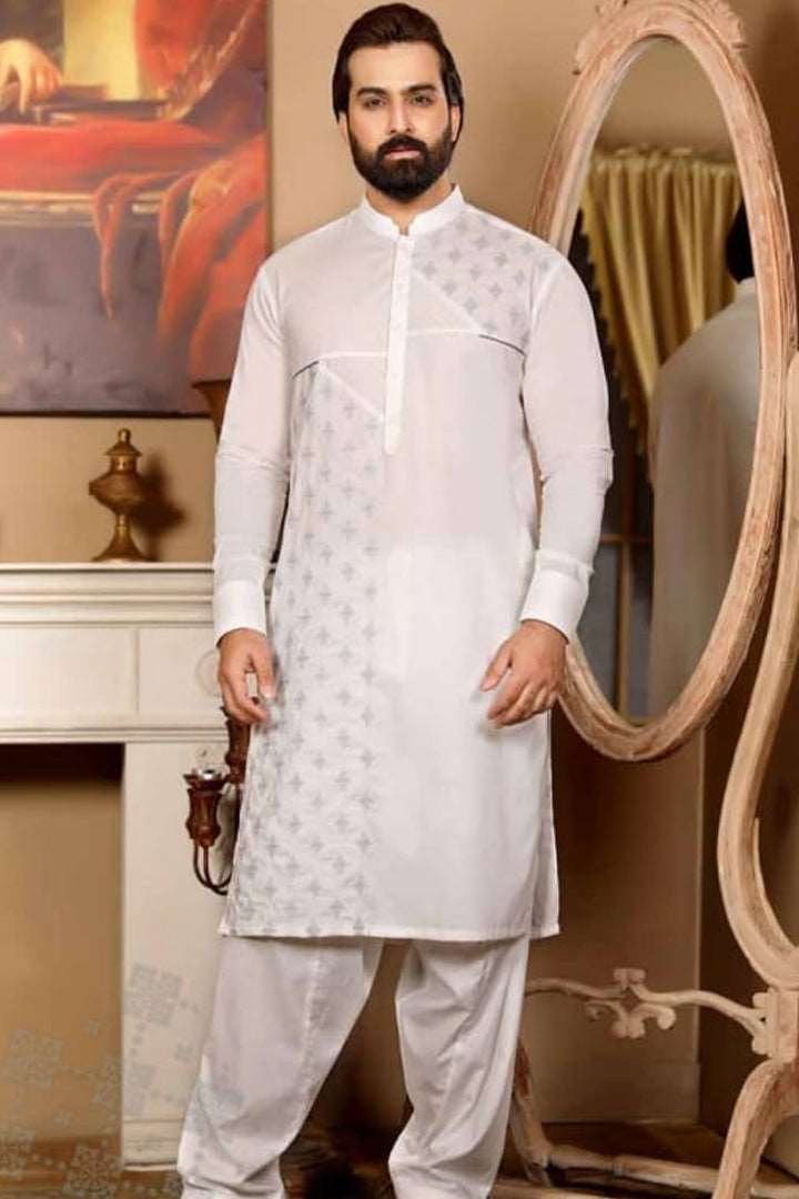 Majestic White  D-504  by GHAZI PREMIUM - Just Rs.4250! Shop now at ZKgalleria